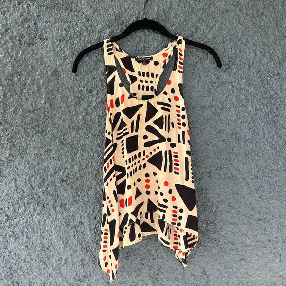 La Fee Verte Silk Sleeveless Top - Picture 1 of 4